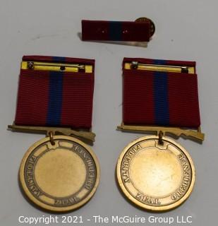 Two (2) Military Marine Good Conduct Medals - New in sealed packaging