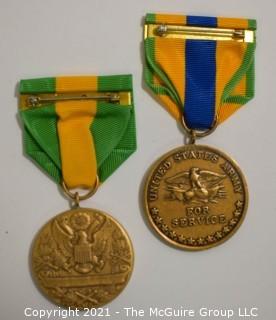 Military Medal - 2 Mexican Service medals 