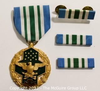 Collectible: Militaria: Medal - Joint Services Commendation medal w ribbons