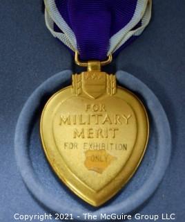 Collectible: Militaria: Medal - Purple Heart (unassigned) medal, pin and ribbon in presentation box