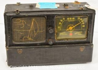 Collectible: Radio: Wave Magnet Zenith Model 6G601D Portable AM Sailboat Tube Radio