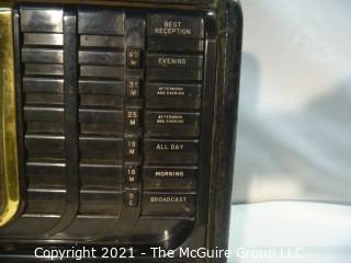 Collectible: Radio: Zenith Model G500 Trans-Oceanic Portable Radio UPDATED 5/13/21 new photos added