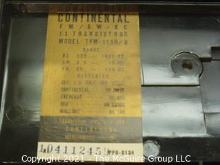 Collectible: Vintage Radio: Continental TFM 1150B