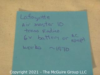 Collectible: Vintage Radio: Lafayette Air Master 10