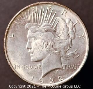 1922-D Peace Dollar 