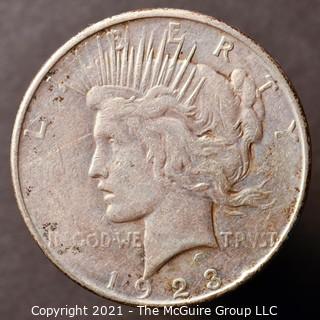 1923-D Peace Dollar 