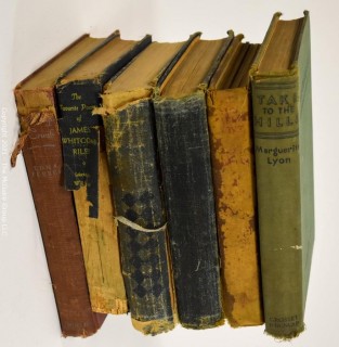 Books: Collection of Six Titles - Distressed Bindings.  See all photos