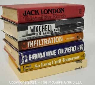 Selection of HB books:Jack London; Walter Winchell; etc.