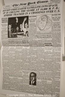 Large format coffee table book: New York Times - FRONT PAGES  Historical