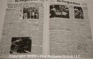 Large format coffee table book: New York Times - FRONT PAGES  Historical