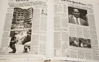 Large format coffee table book: New York Times - FRONT PAGES  Historical