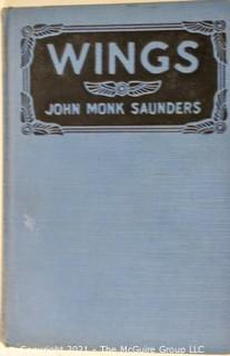 Selection of Vintage Book Titles: Wings; J. Verne, etc