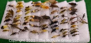 Collectible: Fishing: Collection of ~ 70 Hand Tied Flies 