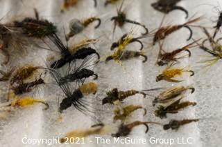 Collectible: Fishing: Collection of ~ 70 Hand Tied Flies 