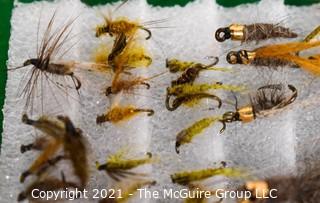 Collectible: Fishing: Collection of ~ 70 Hand Tied Flies 