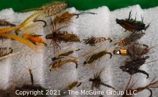 Collectible: Fishing: Collection of ~ 70 Hand Tied Flies 