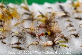 Collectible: Fishing: Collection of ~ 60 Hand Tied Flies 