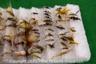 Collectible: Fishing: Collection of ~ 60 Hand Tied Flies 