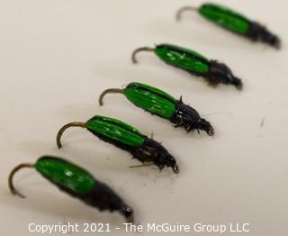 Collectible: Fishing: Collection of 5 Hand Tied/Painted  Flies 