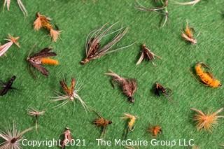 Collectible: Fishing: Collection of ~ 80 Hand Tied Flies 