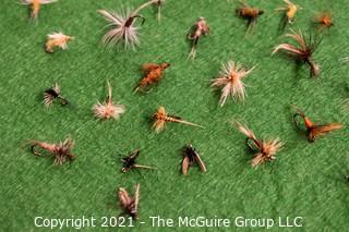 Collectible: Fishing: Collection of ~ 80 Hand Tied Flies 