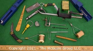 Collectible: Fishing: Collection of Fly Tying Supplies - Tools