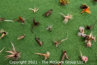 Collectible: Fishing: Collection of ~ 40 Hand Tied Flies 