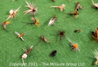 Collectible: Fishing: Collection of ~ 40 Hand Tied Flies 