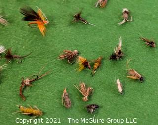 Collectible: Fishing: Collection of ~ 40 Hand Tied Flies 