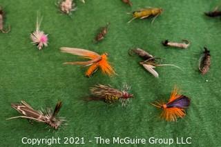 Collectible: Fishing: Collection of ~ 40 Hand Tied Flies 