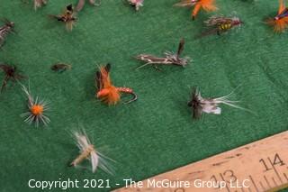 Collectible: Fishing: Collection of ~ 40 Hand Tied Flies 