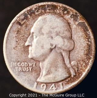 1941 Washington Silver Quarter 