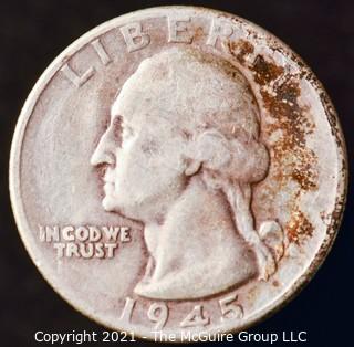 1945 Washington Silver Quarter 