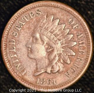 1861 Indian Head Penny 