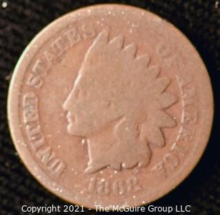 1868 Indian Head Penny 