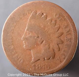 1876 Indian Head Penny 