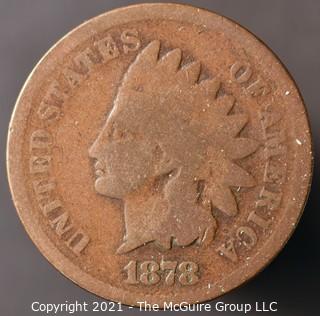 1878 Indian Head Penny 