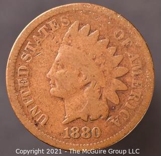 1880 Indian Head Penny 