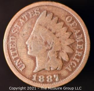 1887 Indian Head Penny 