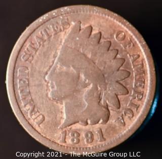 1891 Indian Head Penny 