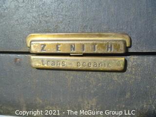 Collectible: Radio: Zenith Model H500 Trans-Oceanic Portable Radio 25345