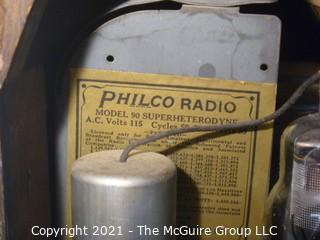 Collectible: Radio: Philco Model 90 Superheterodyne