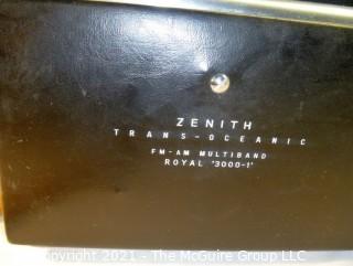 Collectible: Radio: Zenith Model Royal "3000-1" Trans-Oceanic Portable Multiband Radio (4) UPDATED: 5/13/21 new photos