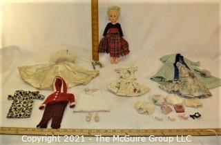 Collectible: Doll: Little Miss Revlon 'clone' with case and clothing