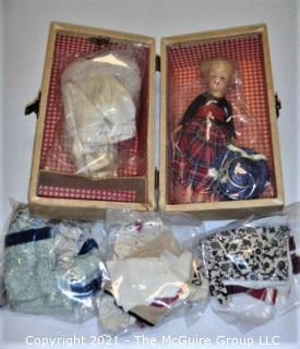 Collectible: Doll: Little Miss Revlon 'clone' with case and clothing