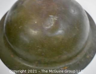 Military WWI Helmet, Toy Helmet, Mess Kit & Leather Cavalry Shin Chaps