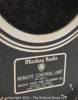 Mackay Radio Corp, Marine Remote Control Unit MR-299-2