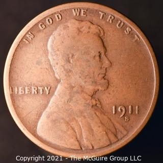 1911-S Lincoln Penny