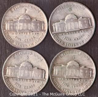 Jefferson Silver War Nickels 