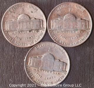 Jefferson Silver War Nickels